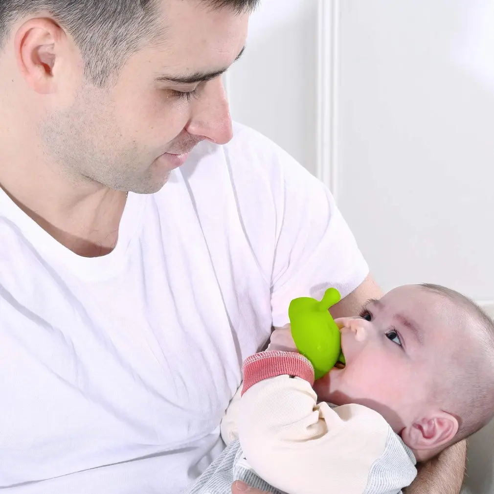 

Soft Mushroom Kids Soft Silicone Teether For Newborns Oral Exercise Tool Washable Comfort Teether Toy