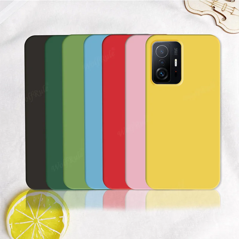 

For Cover Xiaomi Mi 11T Case For Xiaomi Mi 11T Capas Shockproof Phone Bumper Thin TPU Soft Candy Cover For Xiaomi Mi 11T Fundas