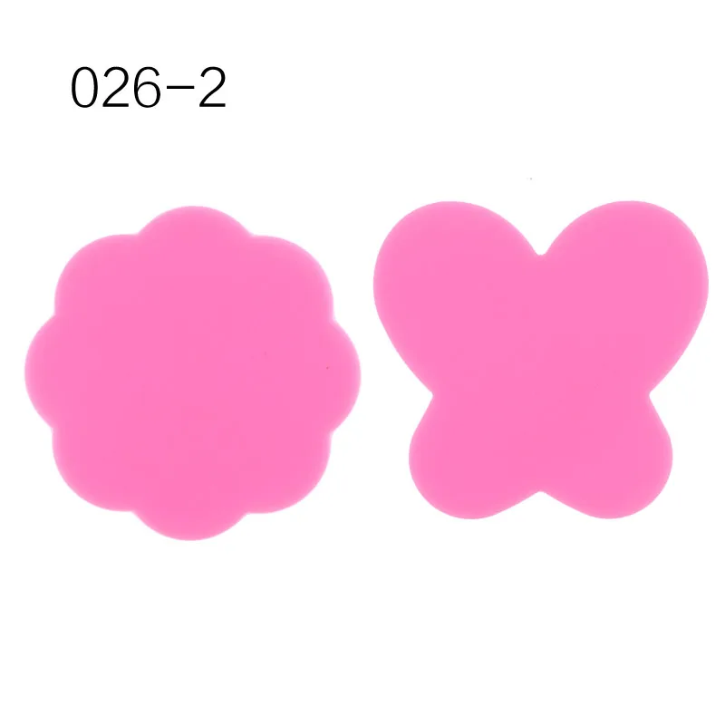 2 шт. силиконовых кейсов Краски палитра коврик бабочка цветок сливы