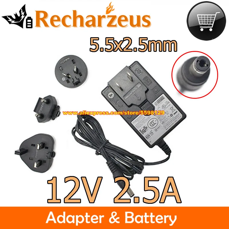 

Genuine Asian APD Power Adapter 12V 2.5A 30W WA-30B12 LSE0107A1230 GIGABYTE BRIX BXBT-1900 FANLESS MINI PC CHECKPOINT IP 1100