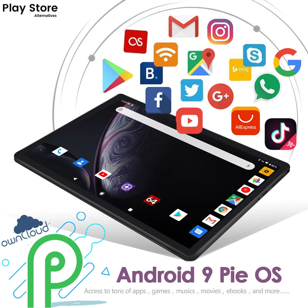 Новый 10-дюймовый планшет Android 9 0 Google Market 1280x800 IPS Wifi Две SIM-карты Телефонные звонки