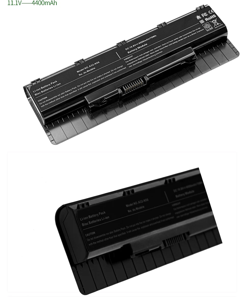 4400 мАч аккумулятор для ноутбука ASUS N76 N76V N76VB N76VJ N76VM N76VZ R401 R401J R401JV R401V R401VB R401VJ R401VM R401VZ R501 R501D