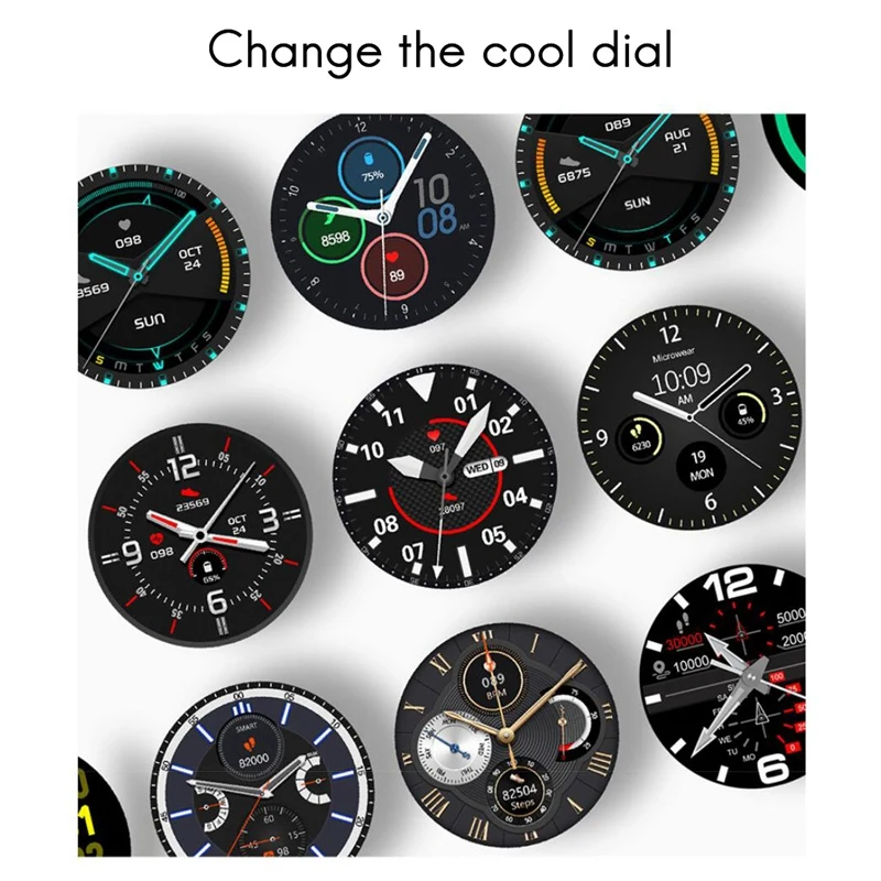 

L19 Smart Watch Men Bluetooth Call IP68 Waterproof Blood Pressure Heart Rate Fitness Tracker Sports Smartwatch