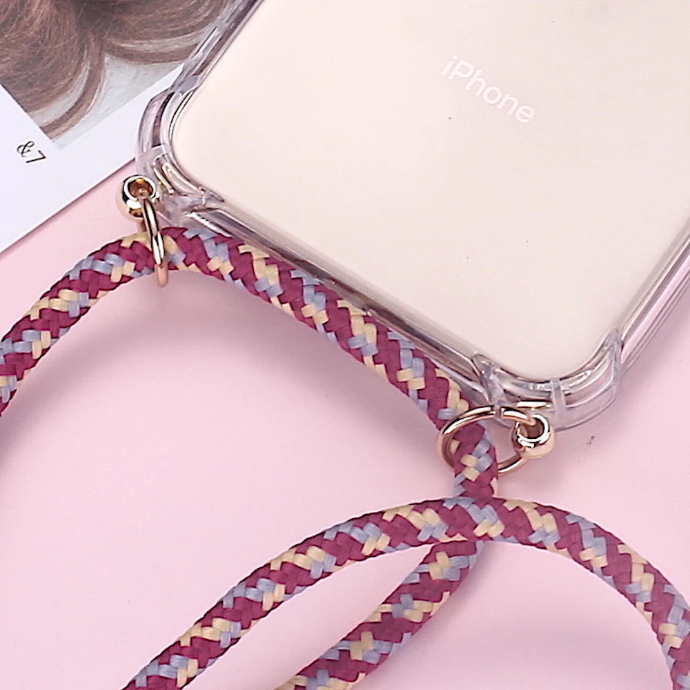 Strap Cord Travel Necklace Lanyard Mobile Phone Case For iPhone 14 14ProMax 14Plus 13Promax 13 12 11