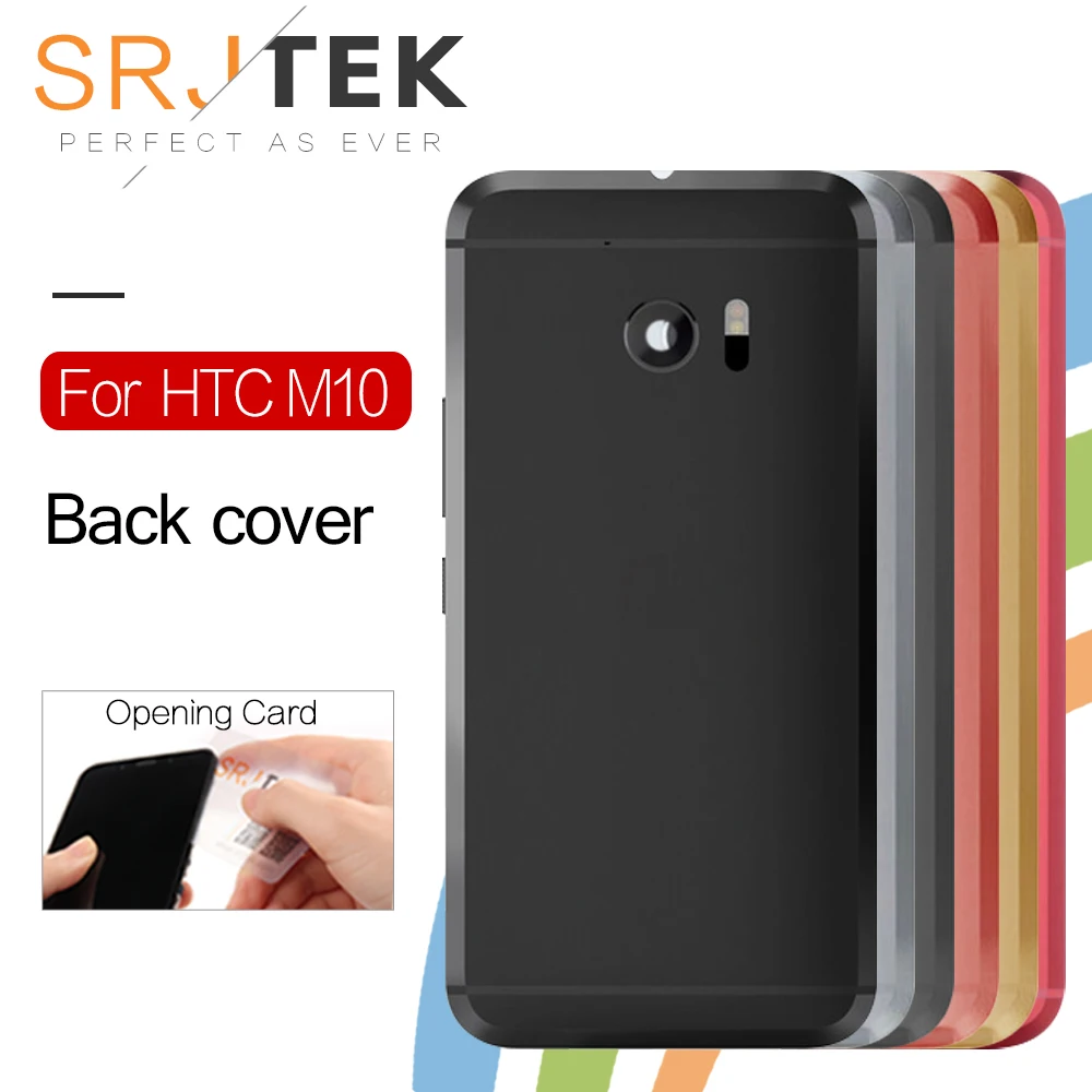Чехол SRJTEK для htc M10 M 10, задняя крышка батарейного отсека для htc M10, задняя крышка корпуса, Крышка батарейного отсека с объемом+ объектив камеры