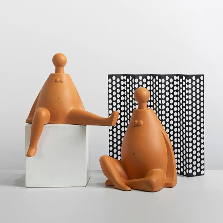 Абстрактная женская бюст скульптура ручной работы из смолы вожделение персонаж