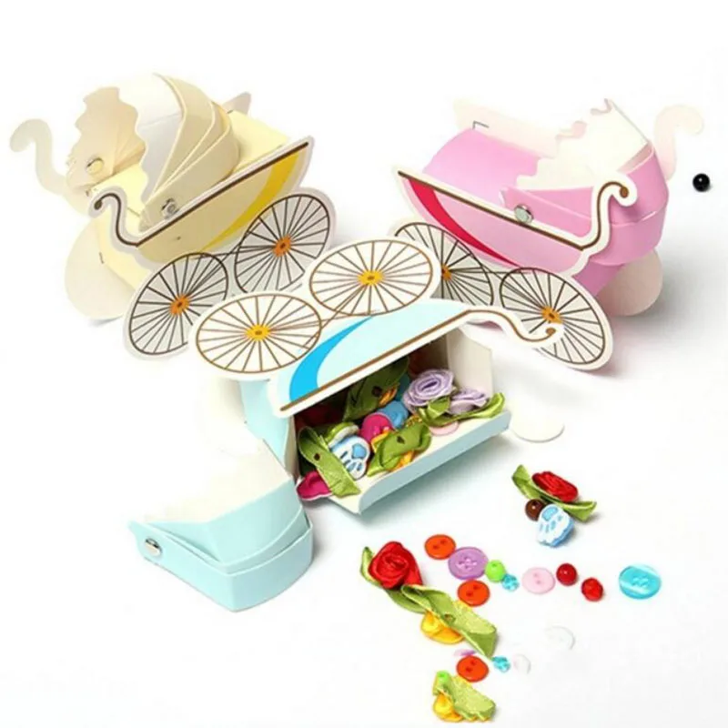 AVEBIEN симпатичная детская коляска коробка конфет для детского душа печенья
