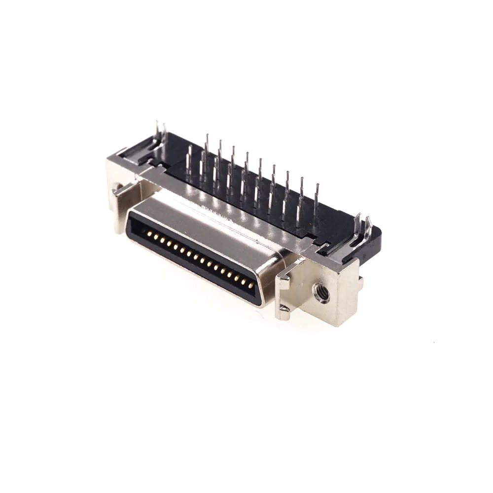 1 шт. гнездовой MDR сервопривод SCSI разъем типа HPCN 14 20 26 36 50 контактный 90 градусов