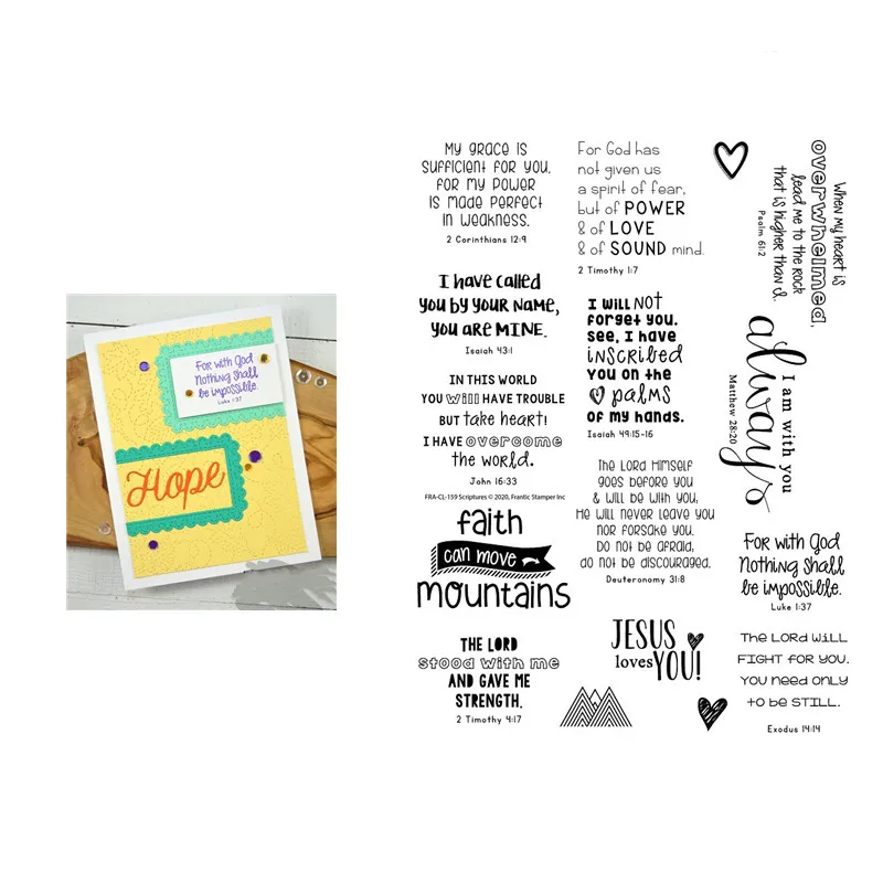 

English Words Stamps For DIY Scrapbooking Card Album Photo Making DIY Crafts Stencil 2021 New Arrival No Dies