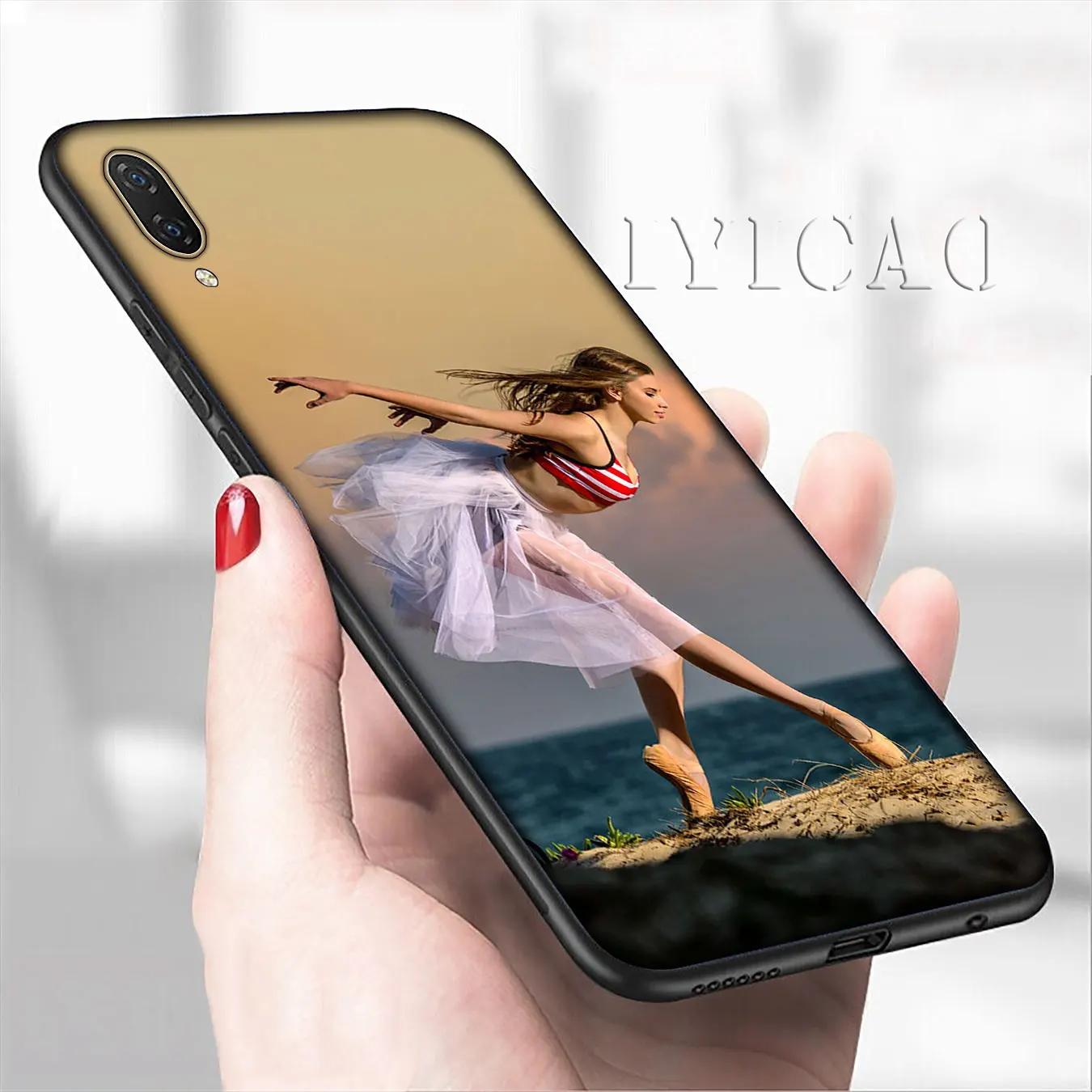 Танцевальные балетные кроссовки для девочек мягкий чехол Xiaomi Mi 10 9 9T A3 Pro CC9 CC9E 8 SE A2
