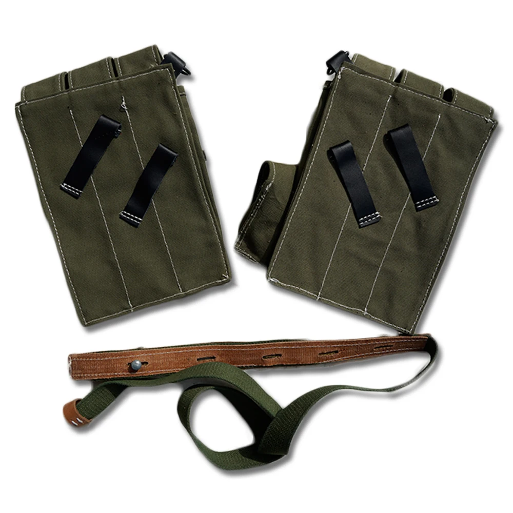 WWII WW2 Amy P38/P40 журнал патронная сумка для боеприпасов мешок холст открытый - купить