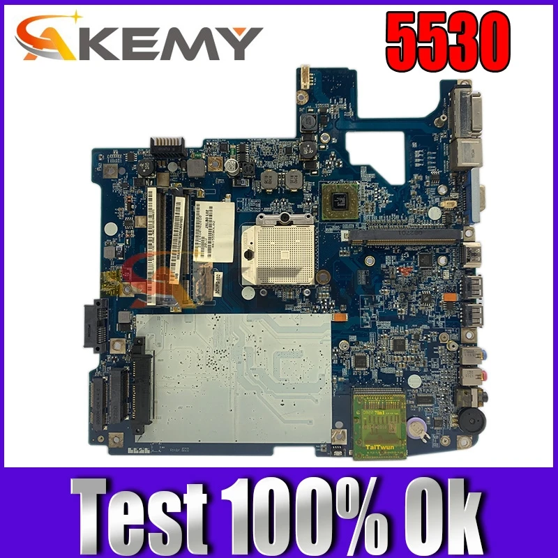 

Akemy MBARS02001 MB.ARS02.001 материнская плата для ноутбука Acer aspire 5530 материнская плата JALB0 LA-4171P DDR2 Бесплатная Процессор