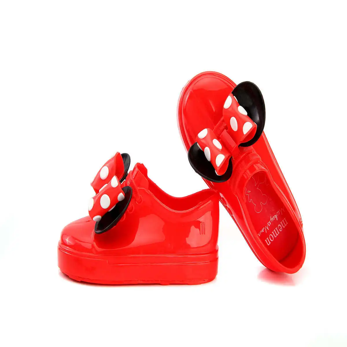 Мини сандалии Melissa для девочек новинка повседневная женская обувь с бантом микки