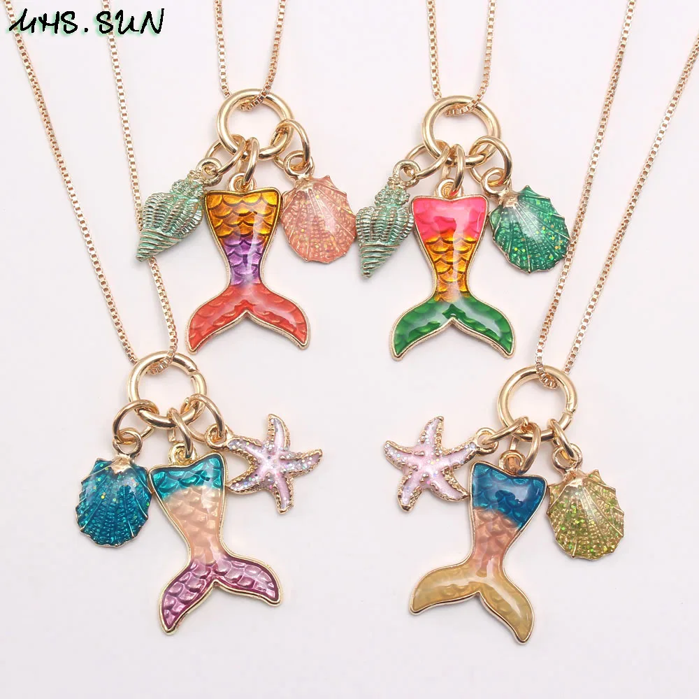 Служба. Защита от солнца модный одеяло хвост русалки кулон ожерелье &quotсделай