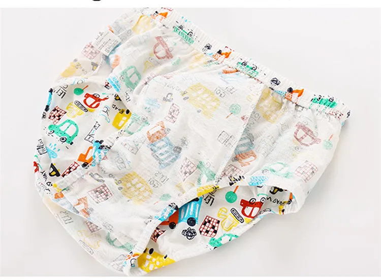 5 шт./комплект Детские хлопковые трусы на возраст от 3 до 12 лет | Мать и ребенок