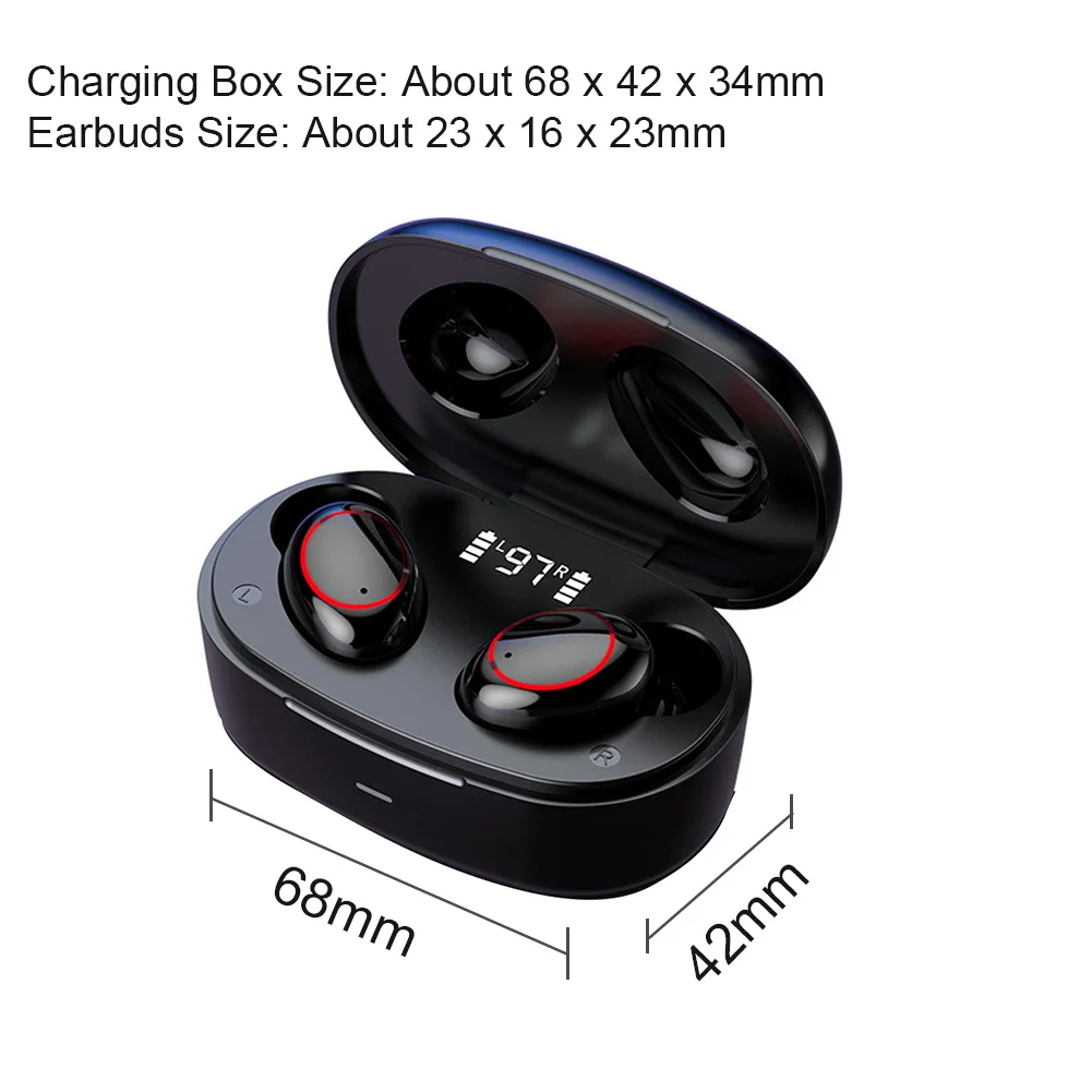 TWS беспроводные наушники Bluetooth 5 1 с 4 наушниками 3D стерео спортивные бизнес