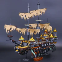 2294pcs building blocks boat model imperial flagship the pirate 16042 71042 silent mary bricks for kids christmas gifts