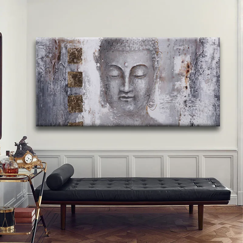 

Posters Canvas Art Buddha Paintings Wall Art Pictures For Living Room Modern Art Print Large Size Decorative Pictures frame