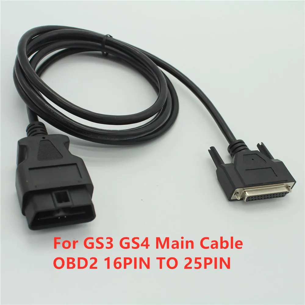 

Acheheng Car Diagnostic tool car interface OBDII 16 PIN cable OBD2 16PIN TO 25pin Connector main testing cable
