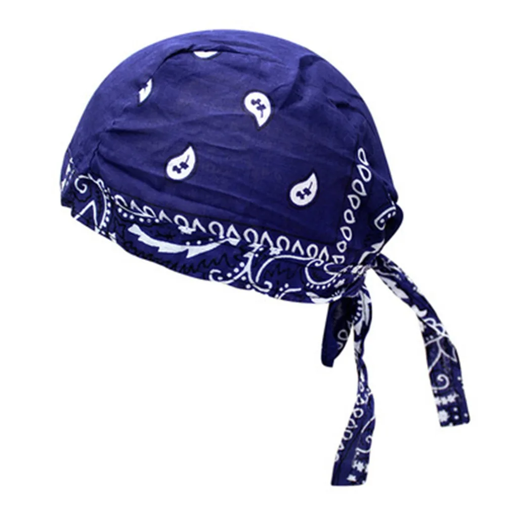

Quick Dry Bandana Hat Cycling Cap Head Scarf Unisex Print Cap Men Running Riding Bandana Headscarf Pirate Cap Headband