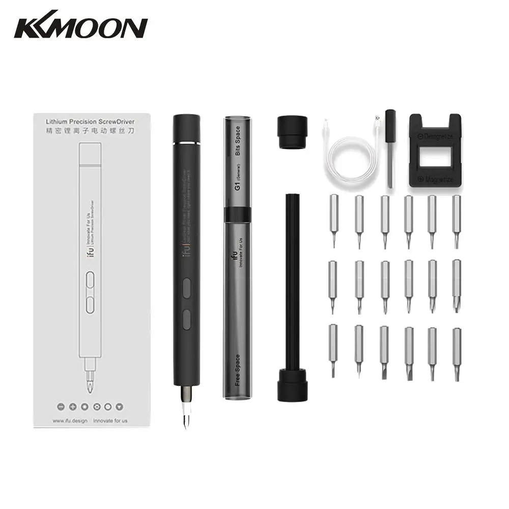 KKMOON портативная перезаряжаемая Электрическая аккумуляторная отвертка USB