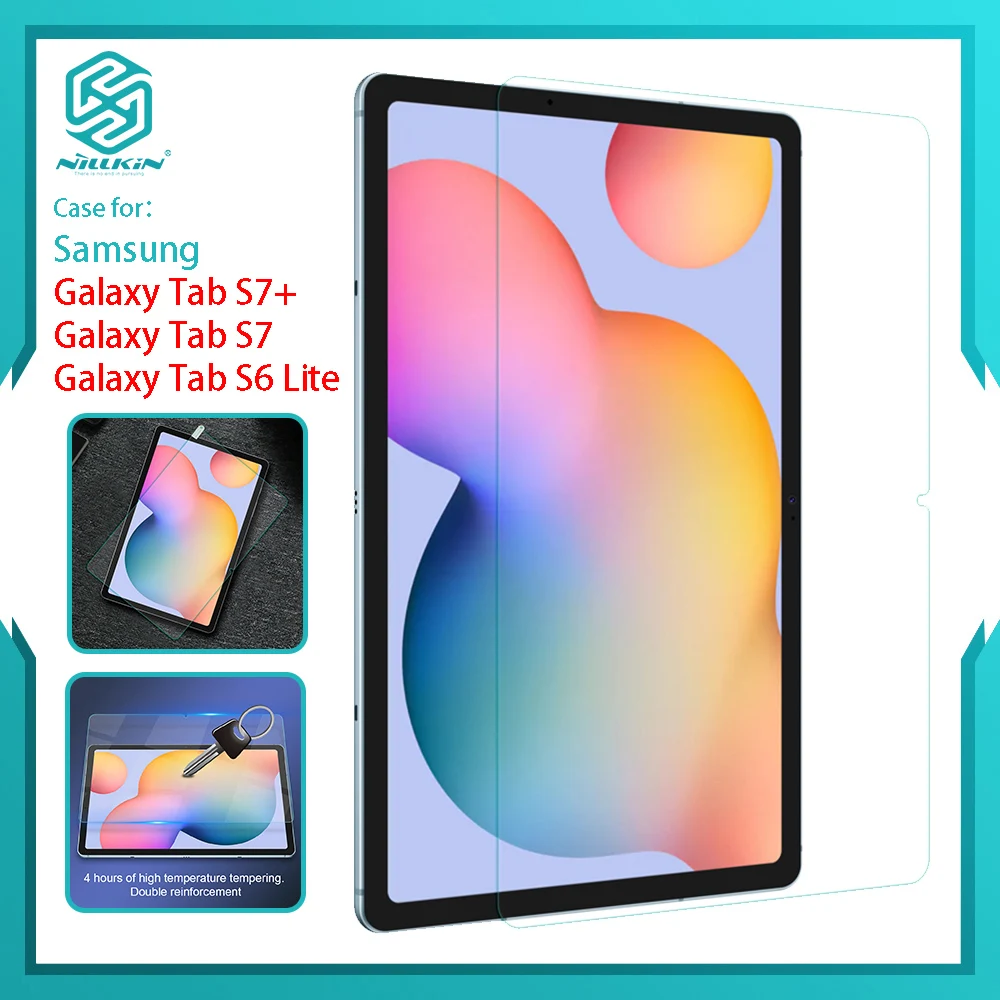 Высококачественная Роскошная защита для экрана Nillkin Galaxy Tab S7 + S6Lite HD 9H|Защитные