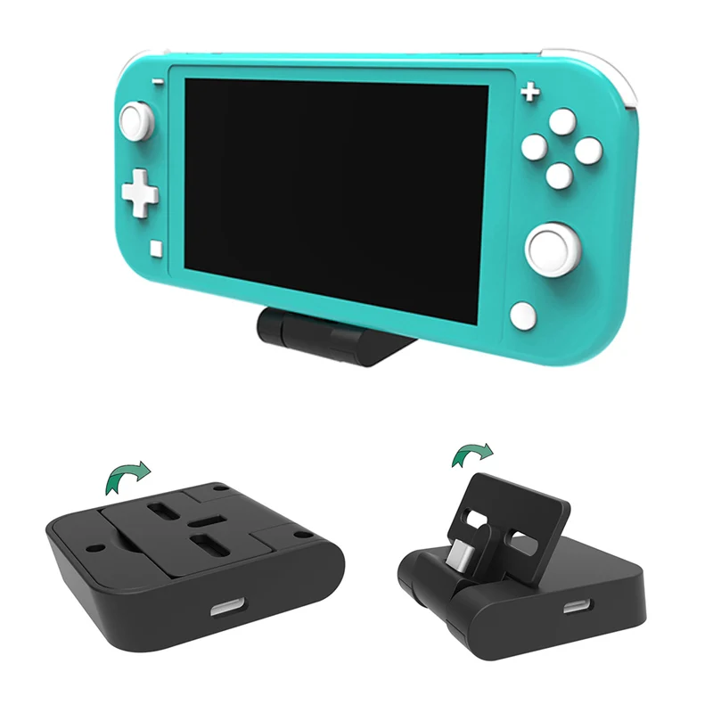Новая зарядная подставка типа C для консоли Nintendo Switch и Lite складная станция