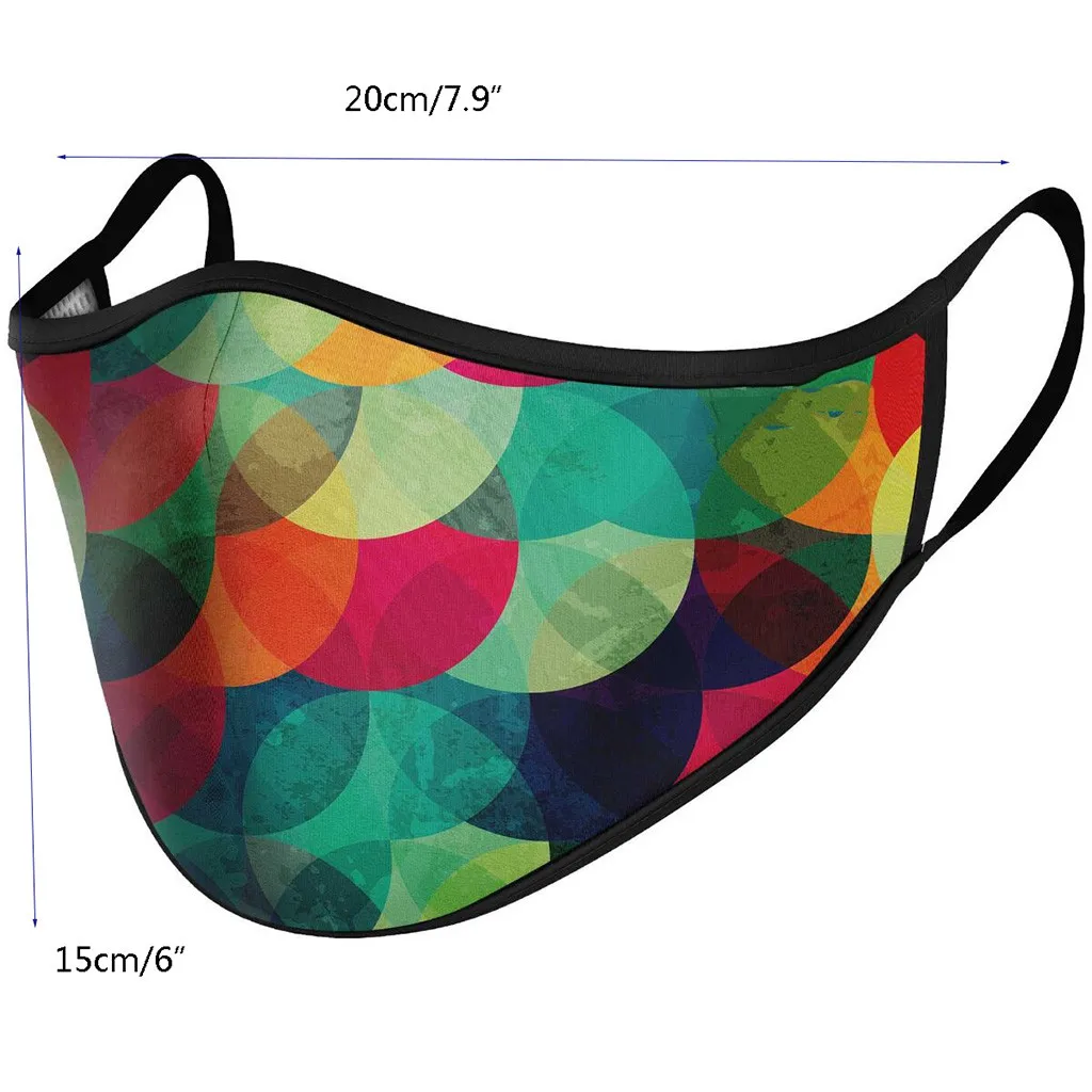 

Shipping To The US Mascarilla Mascaras Adult Cycling Windproof Anti-spitting Protective Washable & 2PCS Filters