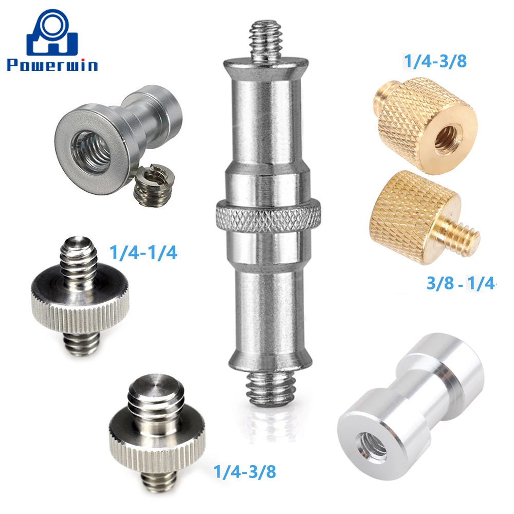 Штатив-Трипод Powerwin с резьбовым креплением для DSLR камеры 1/4 &quotдо 3/8&quot студийный