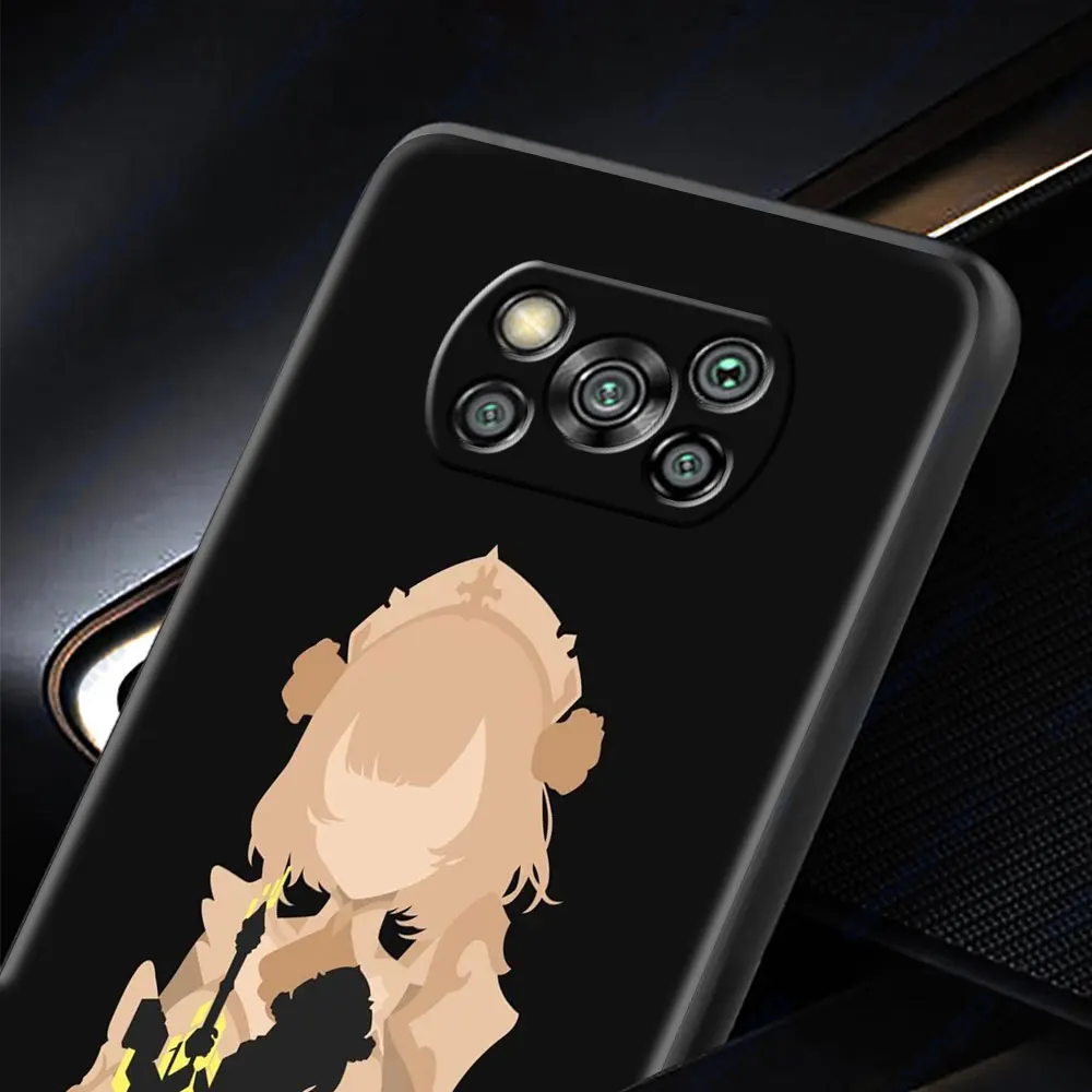 genshin impact anime case for xiaomi mi poco x3 nfc m3 pocophone f1 f3 gt redmi k40 pro for mi 10t pro capa phone cover free global shipping