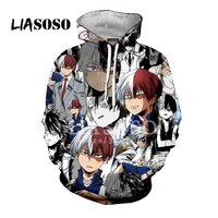 liasoso new anime comics boku no hero academia bakugou katsuki 3d print unisex hooded hoodies sweatshirts harajuku tops x2780