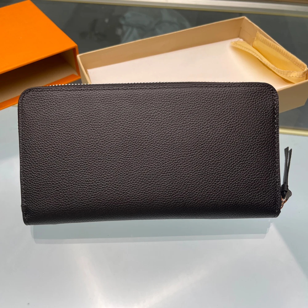 Kopen Vrouwen Lange Lederen Portemonnee, Multi Card Slot Handtas, Merk Portemonnee, Geschenkdoos, Teller Kwaliteit, Gratis Levering.