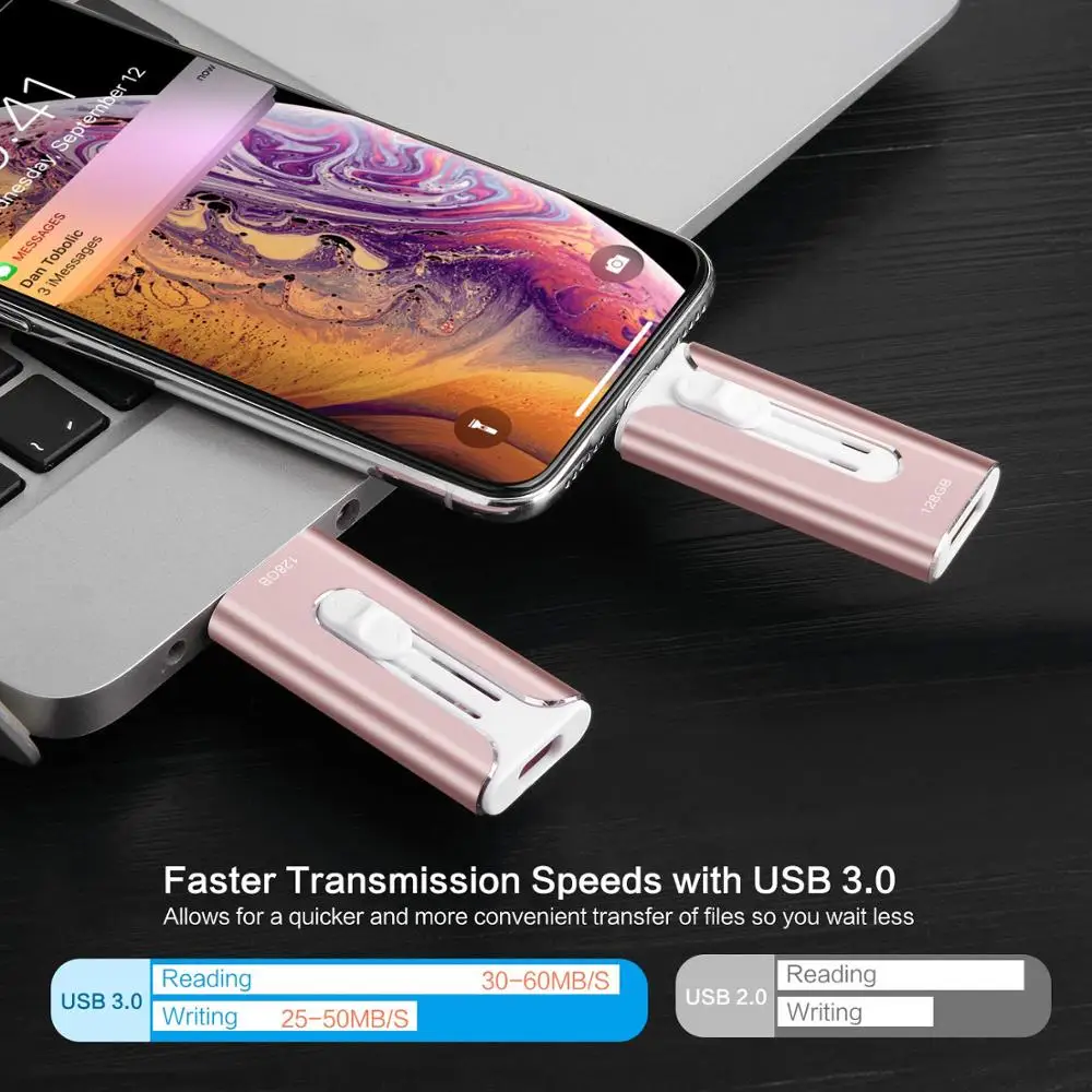 USB-флеш-накопитель 3 в 1 128/3 0/256/512 ГБ | Компьютеры и офис