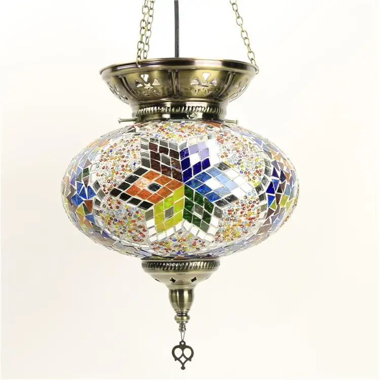 Новейший стиль Турецкая Этническая мозаичная лампа ручной работы Романтический