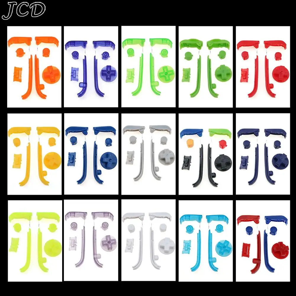 Многоцветные сменные кнопки JCD L R A B для Gameboy Advance GBA D включения и выключения