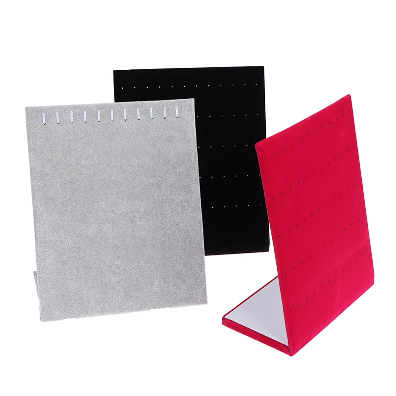 Подставка для ювелирных украшений L-образный держатель с 60 отверстиями серег