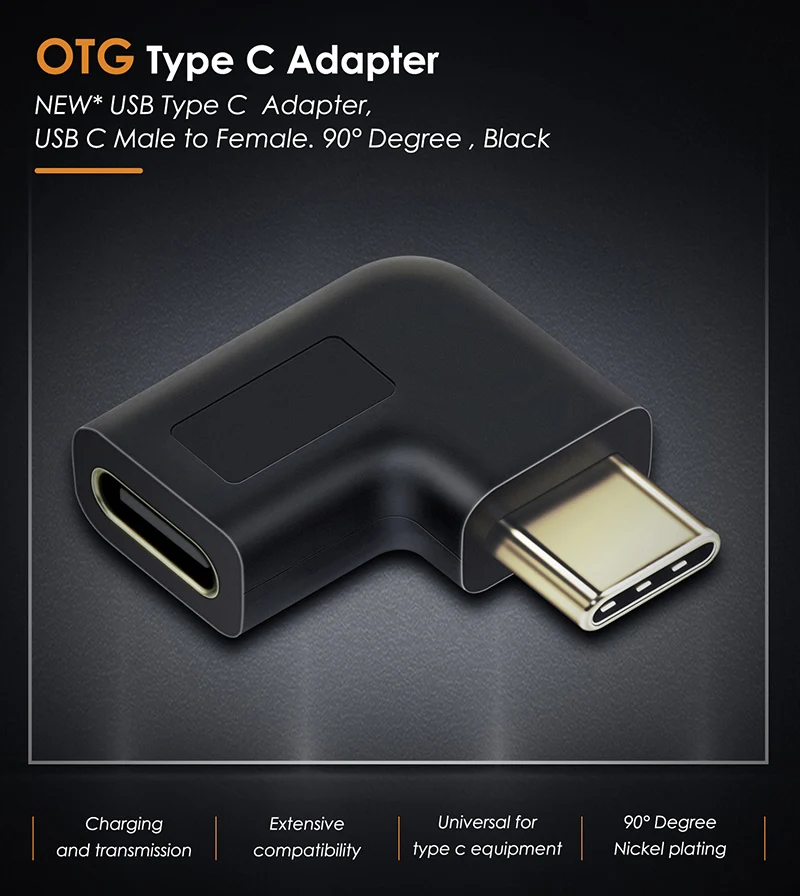 Кабель Type C OTG USB M к F адаптер для зарядки и синхронизации конвертер ноутбуков Xiaomi