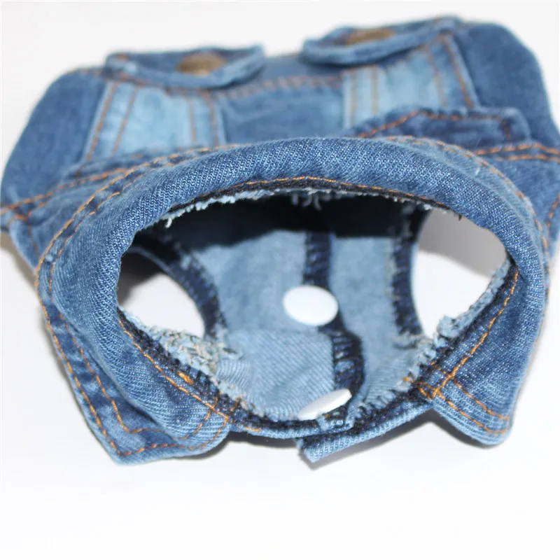 Модные синие джинсы одежда с принтом в виде собак сезон: весна–лето для щенков