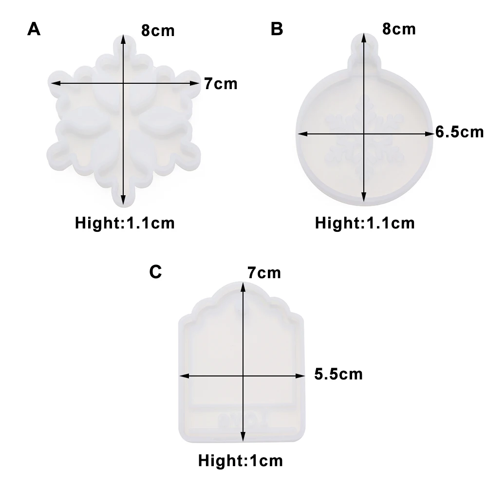 1 шт. Прозрачная Силиконовая Прессформа из смолы прозрачные ювелирные изделия