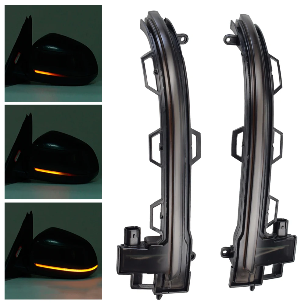

Smoked Side Mirror Sequential Turn Signal Light For BMW X3 F25 X4 F26 X5 F15 X6 F16 2014-2018 LED Dynamic Turn Signal Light 12v