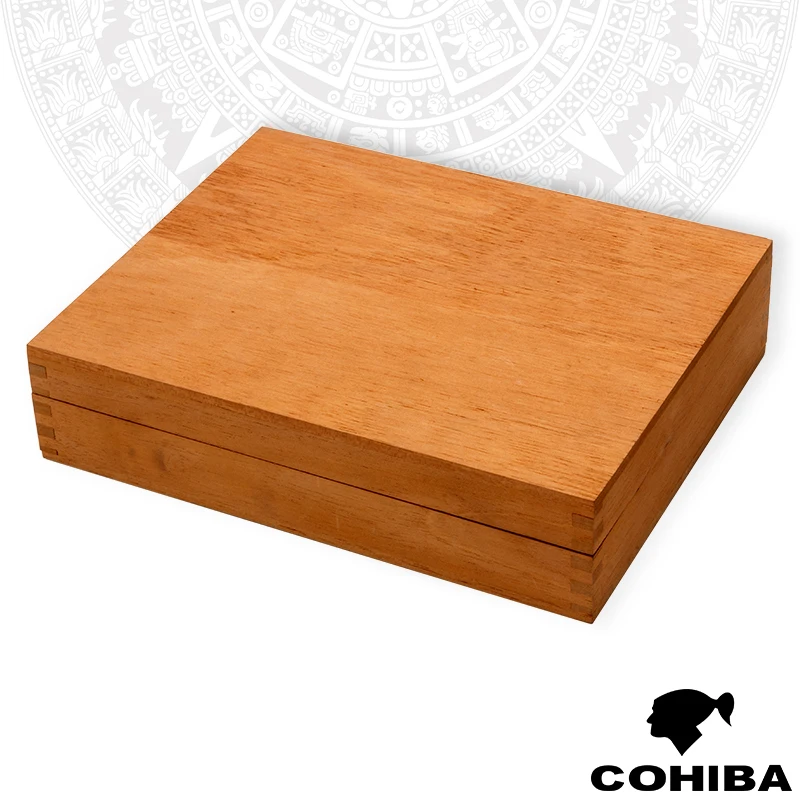 COHIBA благородный кедровый деревянный дорожный увлажнитель для сигар с увлажнителем гигрометром чехол для сигар подходит для сигары COHIBA для дома и офиса Humidor Box