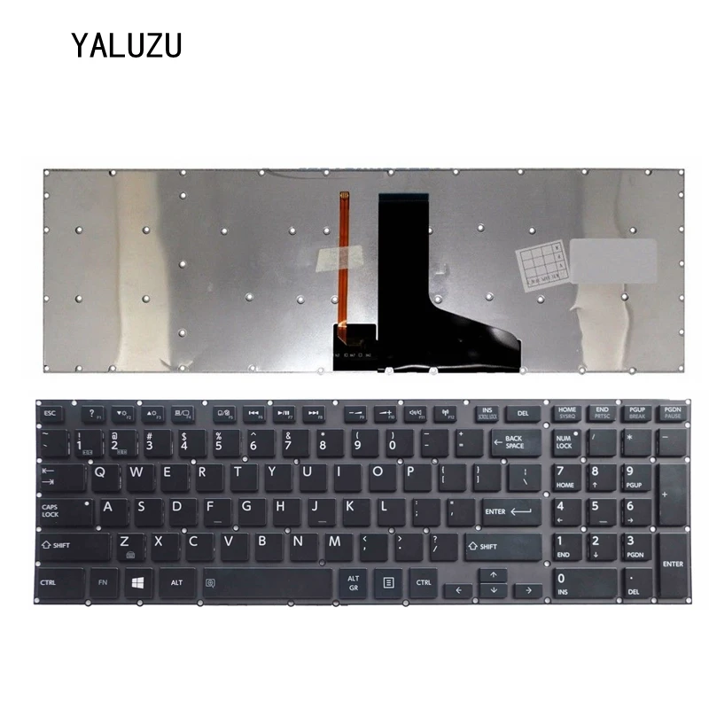 США подсветкой Клавиатура для ноутбука Toshiba Satellite P55 P55t P50 A B A5202 P55T X70 X75 A|Клавиатуры