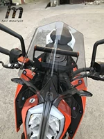 for duke390 duke 125 motorcycle sports windshield windscreen visor viser fits for ktm duke 390 125 2017 2018 2019 double bubble