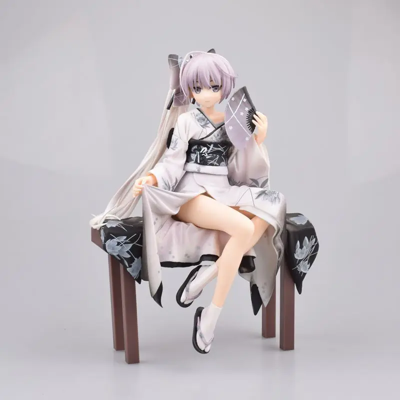 Anime Yosuga No Sora Kasugano Sora Bathrobe Ver PVC Action Figure Collectible Model Doll Toy 21cm