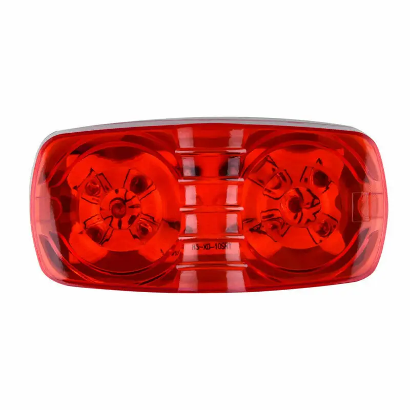 

5 Red+5 Amber Side Marker Lights 4\" Side Marker Lights Truck Lamp Protable