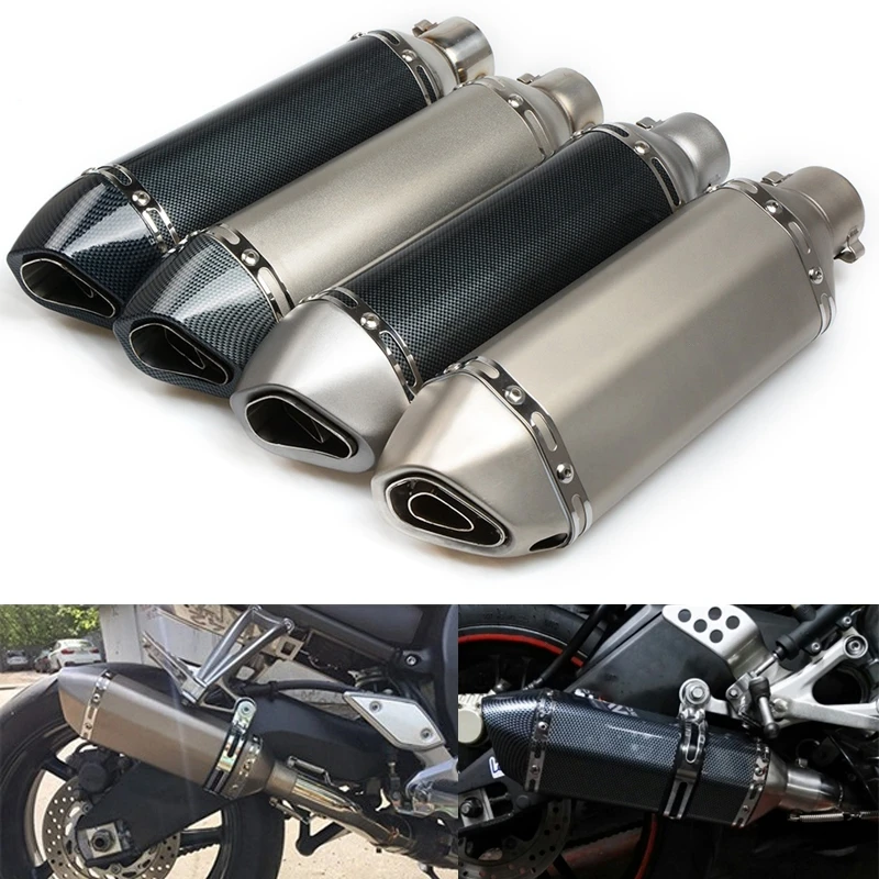 

35-51mm for Honda CBR250 CB400 YZF FZ400 Z750 NINJA TMAX530 Universal Motorcycle Exhaust Muffler Pipe Pit Bike DB Killer