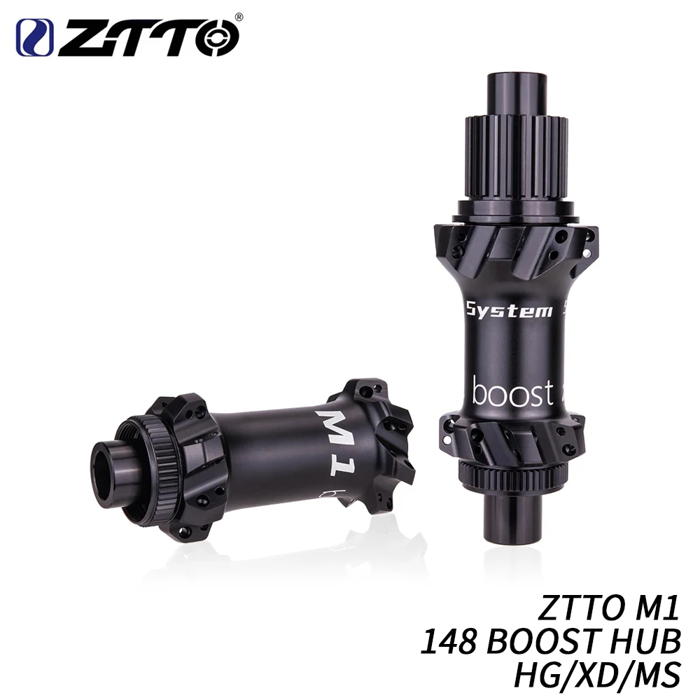ZTTO M1 MTB Straightpull BOOST 148 Hub Ultralight 28 Hole 54T трещотка HG XD MS Core 12 Speed Thru Axle h велосипедный