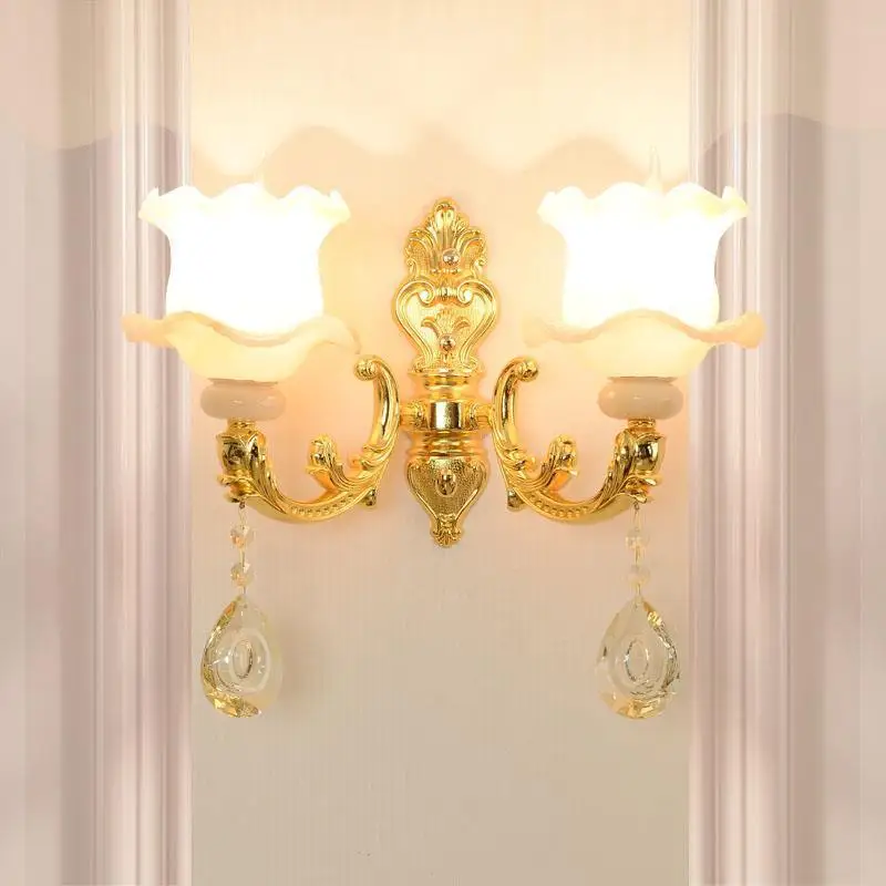 Wandlampen Kinkiety Aplique Luz Wandlamp Lampara De Pared интерьер для дома Хрустальная аппликация Murale