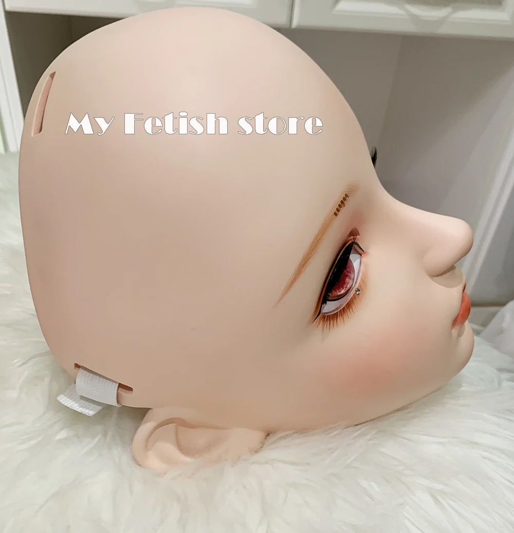 (WhiteDoll) высококачественные женские/Девочки ручной работы с полуголовой из смолы в