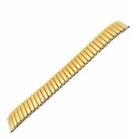 wholesale 20pcslot good quality 22mm stainless steel watch bands elastic strap watch strap watch parts gold color new